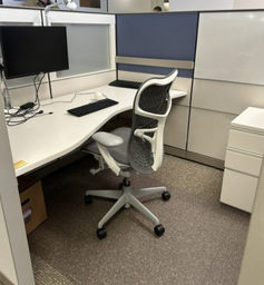 [#A2-77] Blue canvas workstations 