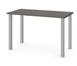 [#C12-5] Grey Table 60”w X 30”d X 28”h