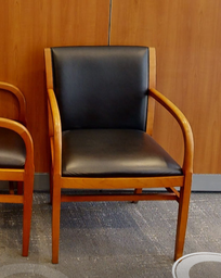 [#B9-2] Black guest chair