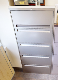 [#D12-42] 5-Drawer Filing Cabinet