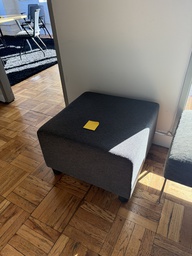 [#B11] Grey Ottoman