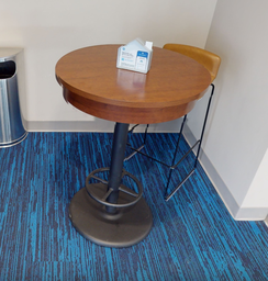 [#C4-14] Round standing table