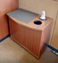 [#D20-11] 2 door cabinet, wood