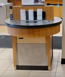 [#C4-11] Round check desk