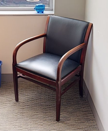 [#B9-3] Black guest chair