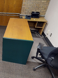 [#E2-35] Misc Desk - Blue