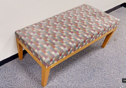 [#B2-16] Checkered bench