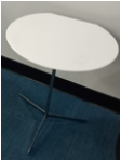 [#E0-20] Bases De Mesa Tubular Blanca