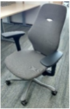 [#B13-71] Office Chair High Back Without Headrest Gris