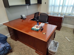 [#E7-98] Desk Right U - 84x104
