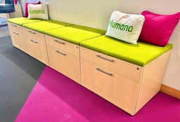 [#D16-27] Lateral Files with Cushion Top