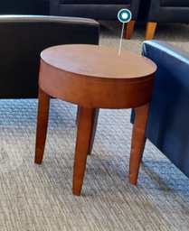 [#C11-9] Round side table