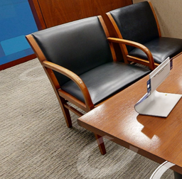 [#B9-4] Black guest chair