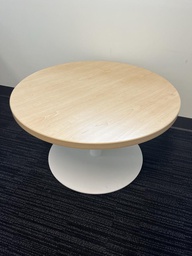 [#C3-29] Round Coffee Table - oak 30 D