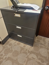 [#D8-233] 3 Drawer Lateral file - Gray