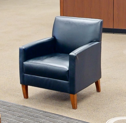 [#B12-7] Navy lounge chair