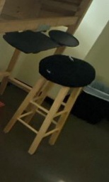 [#B1-8] Plain Wood Stool