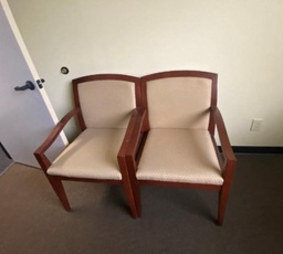 [#B9-17] Chairs w/ Light Brown Cushion