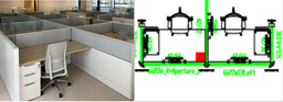 [#A1] Workstation Pod of 2 (side-by-side)