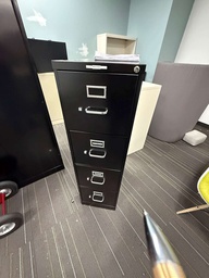 [#D11-344] 4 DRAWER VERTICAL FILE CABINET