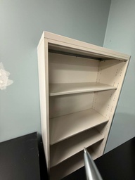 [#D4-346] 5 HIGH BOOKCASE - WHITE