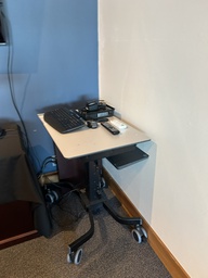 [#E10-7] Mobile sit-stand desk