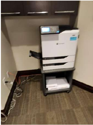 [#H13-36] Printer on Stand