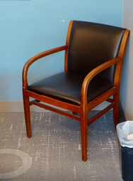 [#B9-4] Black guest chair