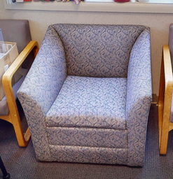 [#B12-6] Purple lounge chair