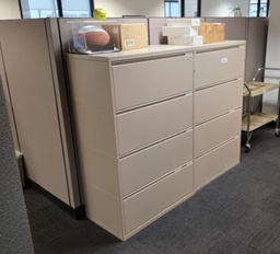 [#D10-31] Tan Lateral File Cabinet