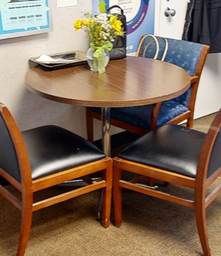 [#C4-8] Round meeting table