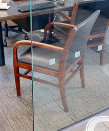 [#B9-4] Black guest chair