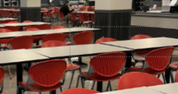 [#C2-2] Bar Height Cafeteria Table, 2-Seater (photo representation)