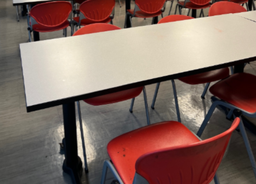 [#C2] Cafeteria Table, 6-Seater