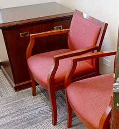 [#B9-6] Guest Chair - Red