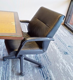 [#B5-11] Blk mobile conference chair