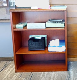 [#D3-12] 4 shelf bookcase