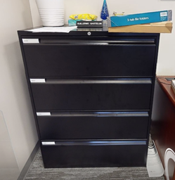 [#D10-9] 4D Lateral file cabinet