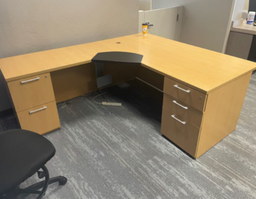 [#E6-12] Desk L Shape (Left Handed)