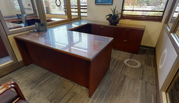 [#E7-5] Desk - U Shaped 