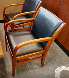 [#B9-3] Navy guest chair