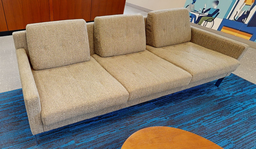 [#B7-8] 3 seat grey couch