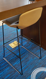 [#B1-9] Gold barstool