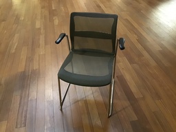 [#B8-1356] Stacking Chrome Base Chair