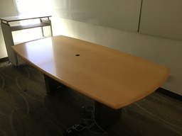 [#C6-1385] L84" W42" H29" Conf table Maple
