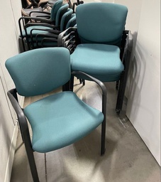 [#B9-3] Side chairs with arms (Green)