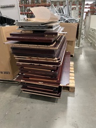 [#A1-25] Pallets of Wood/Worksurfaces