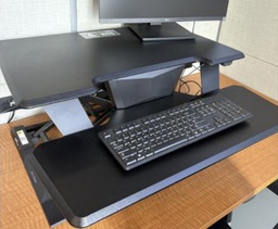 [#C11-129] Varidesk: Adjustable Standing Electric Converter Desk