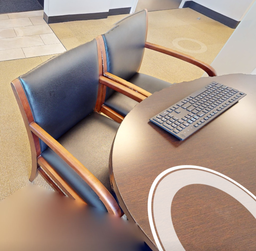 [#B9-4] Navy guest chair