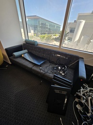 [#B7-657] Black Sofa